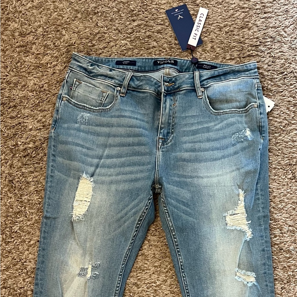 NEW Vigoss Light Blue Distressed Skinny Jeans